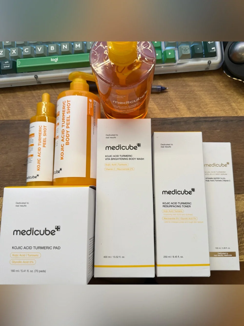 Medicube Kojic Acid Turmeric Body Skincare Set